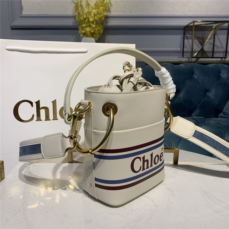 chloe roy bucket bag white - Image 2