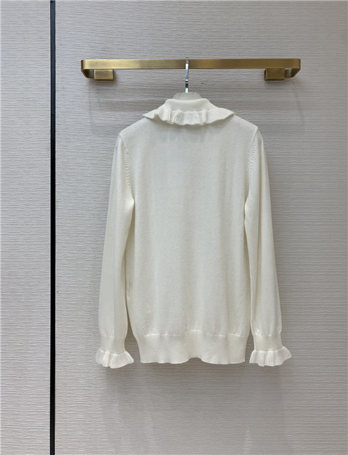 celine white cardigan - Image 4