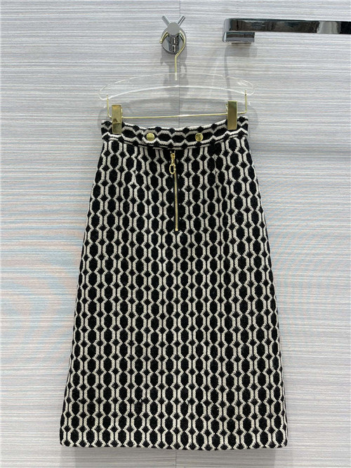 gucci wool tweed long skirt - Image 2