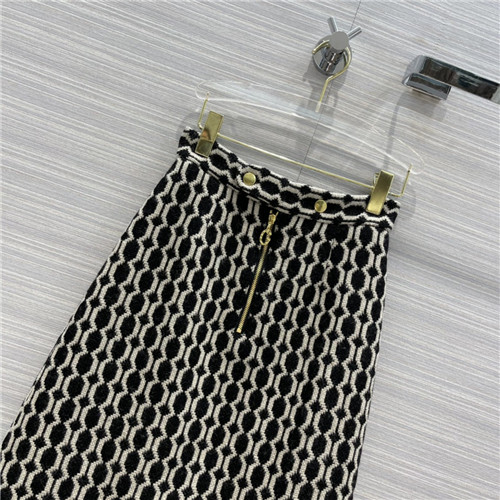 gucci wool tweed long skirt - Image 7