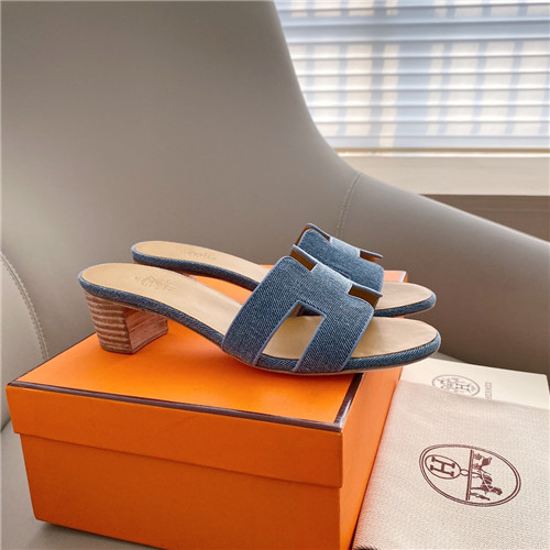 hermes oasis denim sandals