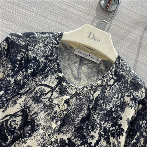 dior jungle animal pattern print cardigan - Image 4