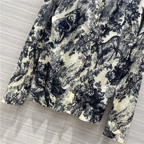dior jungle animal pattern print cardigan - Image 8