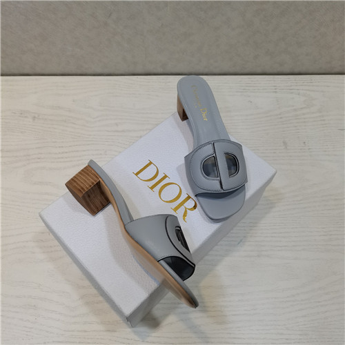 dior CD letters rhinestone slippers - Image 6