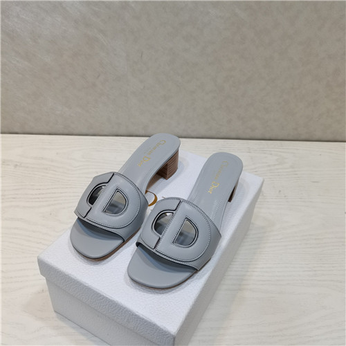 dior CD letters rhinestone slippers - Image 2