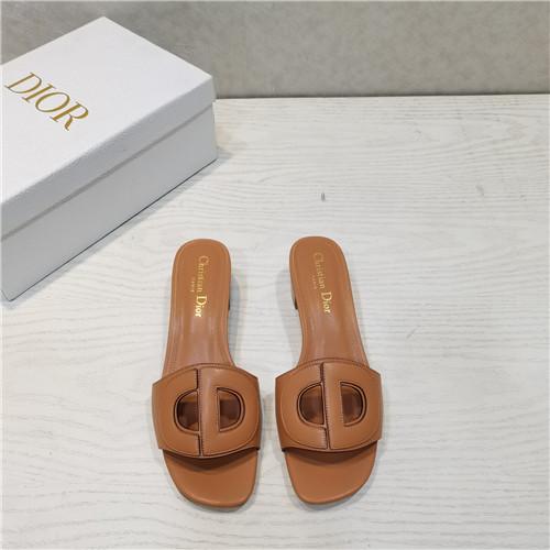 dior CD letters rhinestone slippers - Image 3