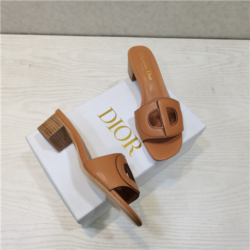 dior CD letters rhinestone slippers - Image 6