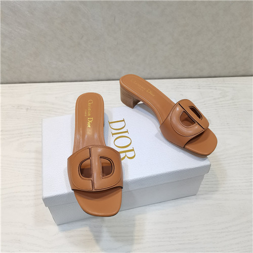 dior CD letters rhinestone slippers - Image 2