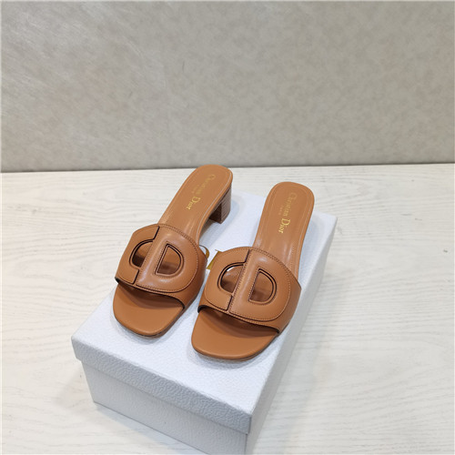 dior CD letters rhinestone slippers - Image 7