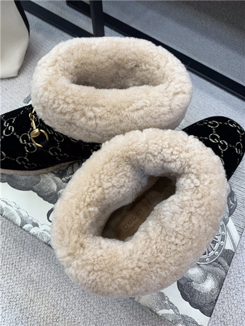 gucci fria gg wool-blend ankle boots - Image 3