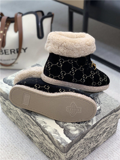 gucci fria gg wool-blend ankle boots - Image 7