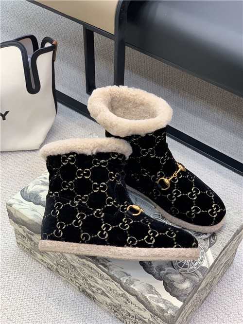 gucci fria gg wool-blend ankle boots - Image 8