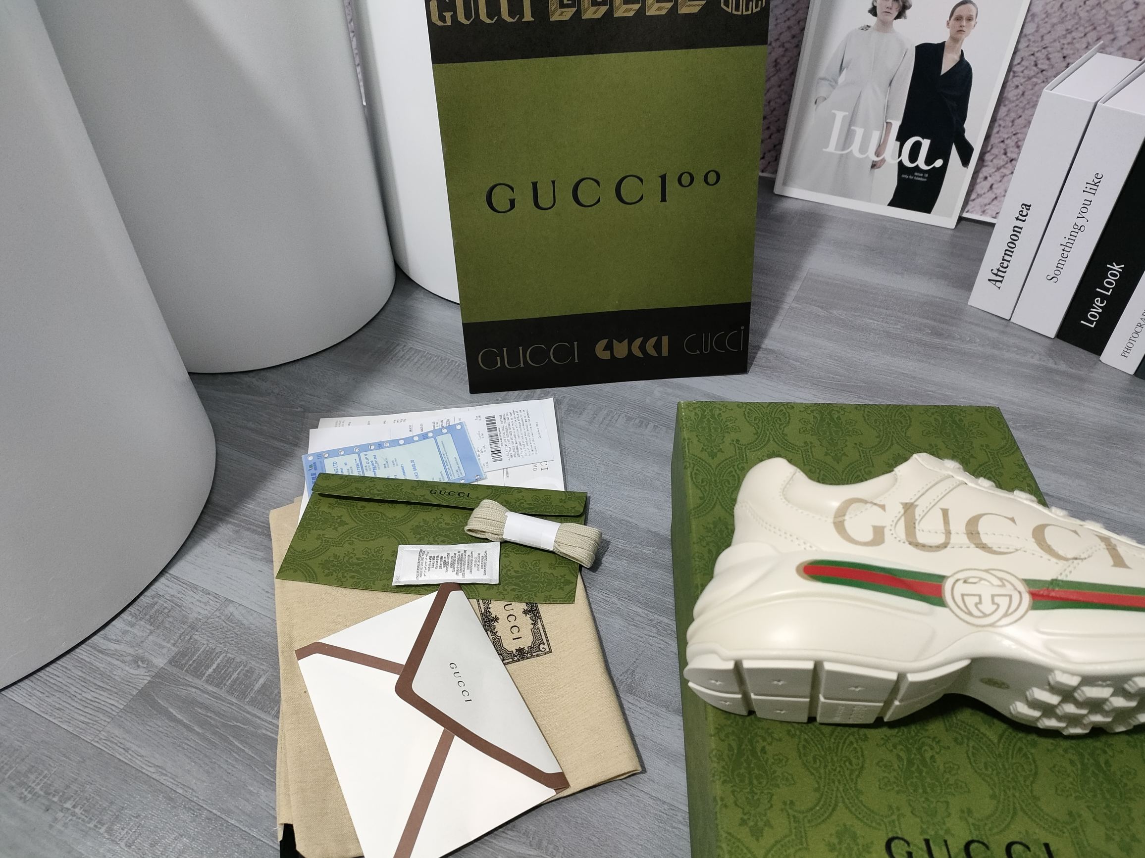 High version of Gucci dad shoes for couples C - Image 2