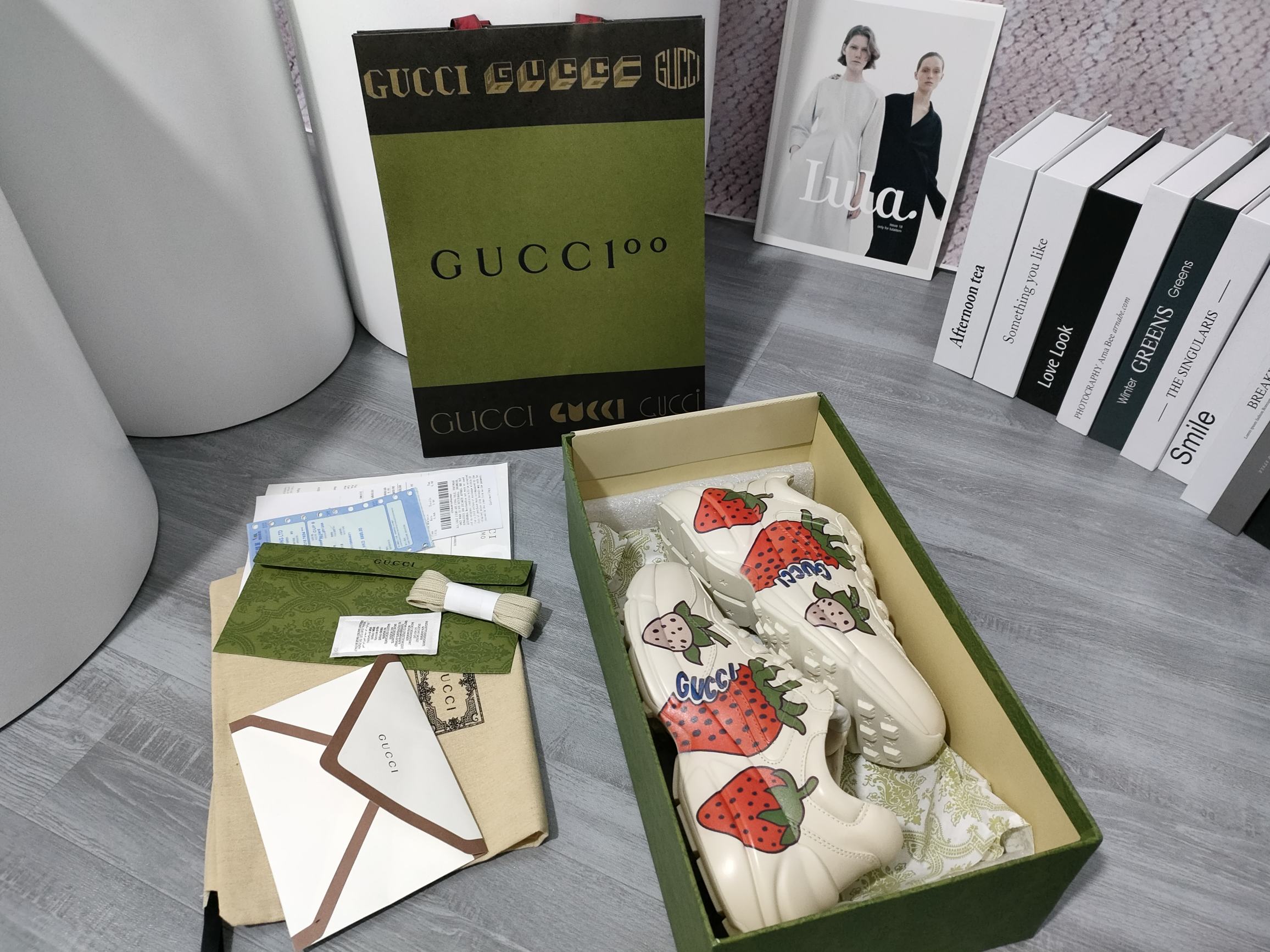 High version of Gucci dad shoes for couple F - Image 3