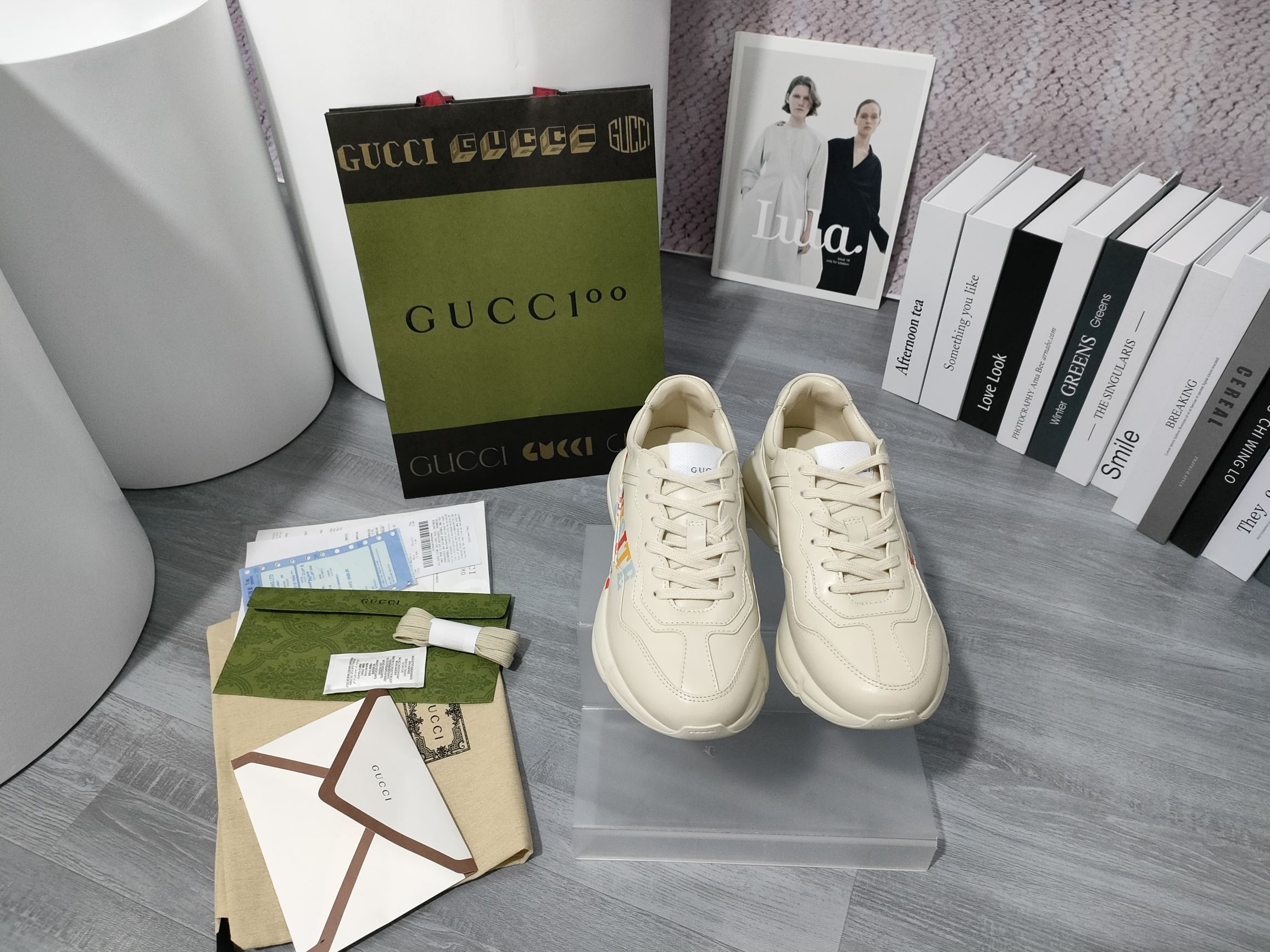 High version of Gucci dad shoes for couple F - Image 8