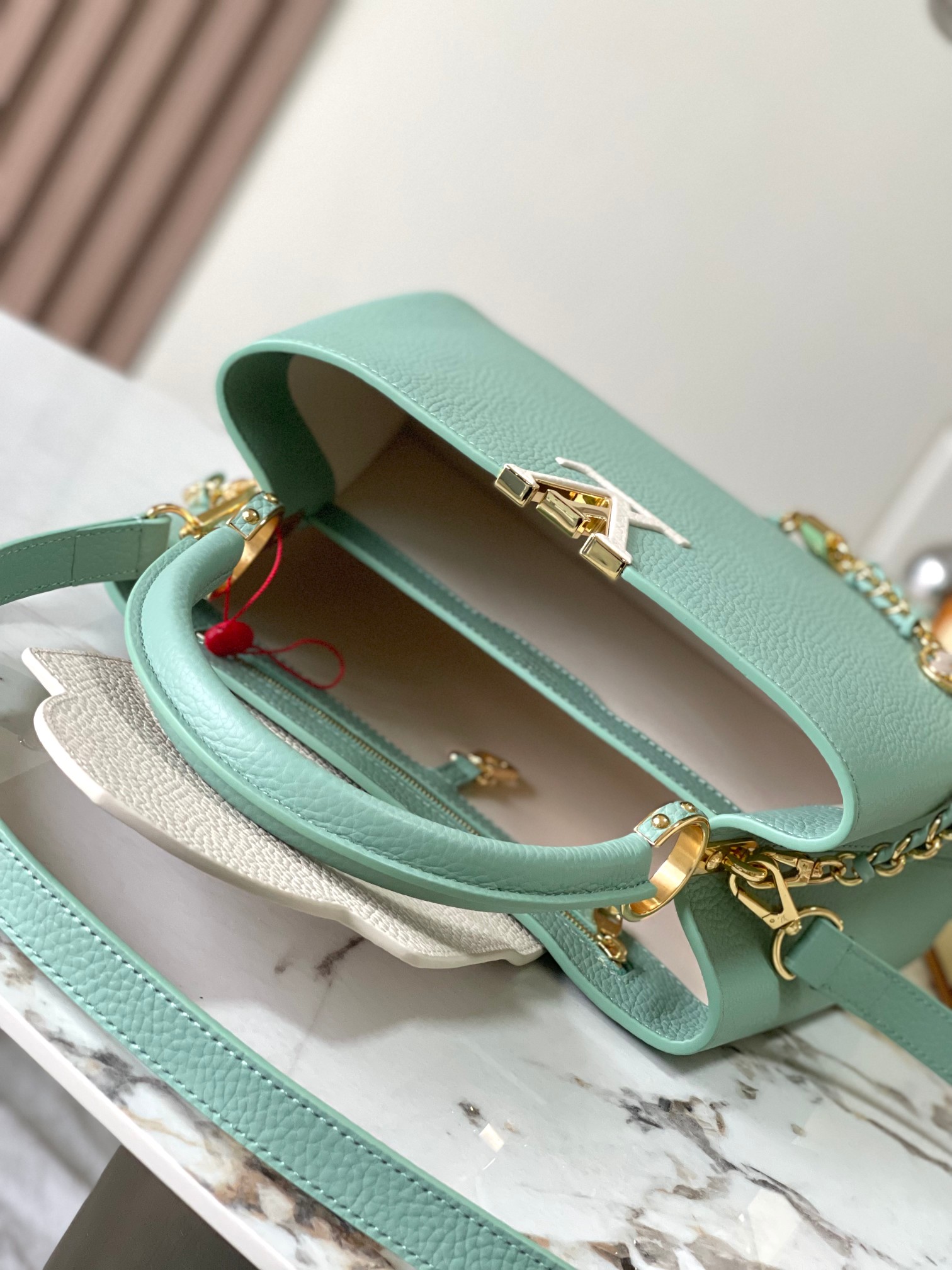 (Version) Premium M24471 Light Green with White Gold Upgraded Hardw - Image 9
