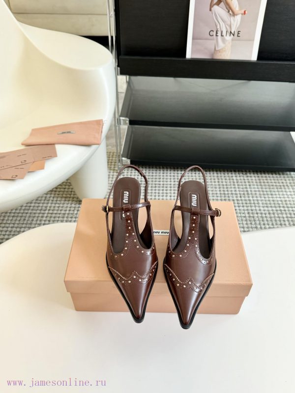 Miumiu 24 new shallow back empty sandalsComfortable and not monotonous, the material is softbcmjloqr