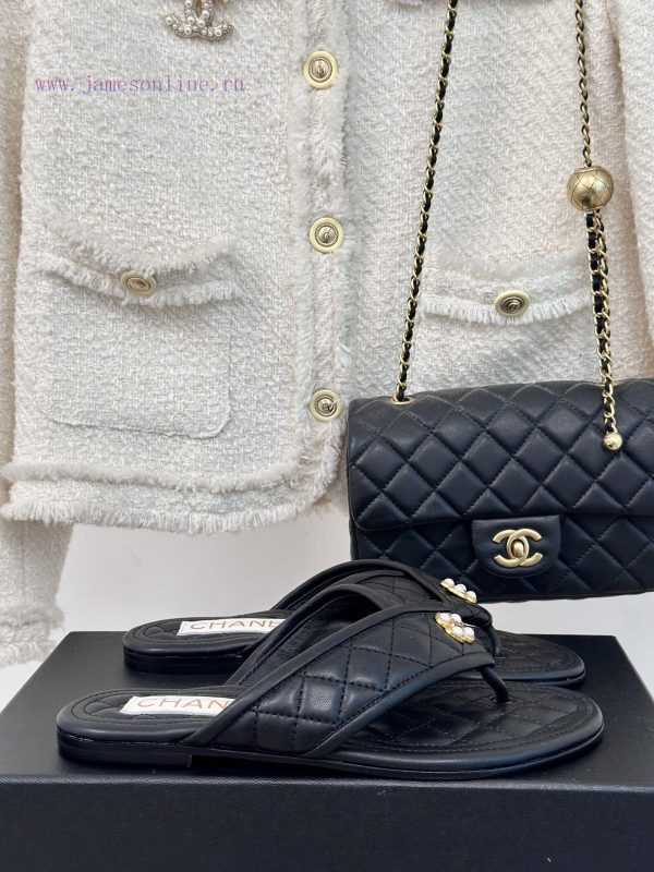 Chanel | 24P Spring/Summer New ProductsDouble C diamond grid clip on flip flopsSummer flip ffkzxvgop