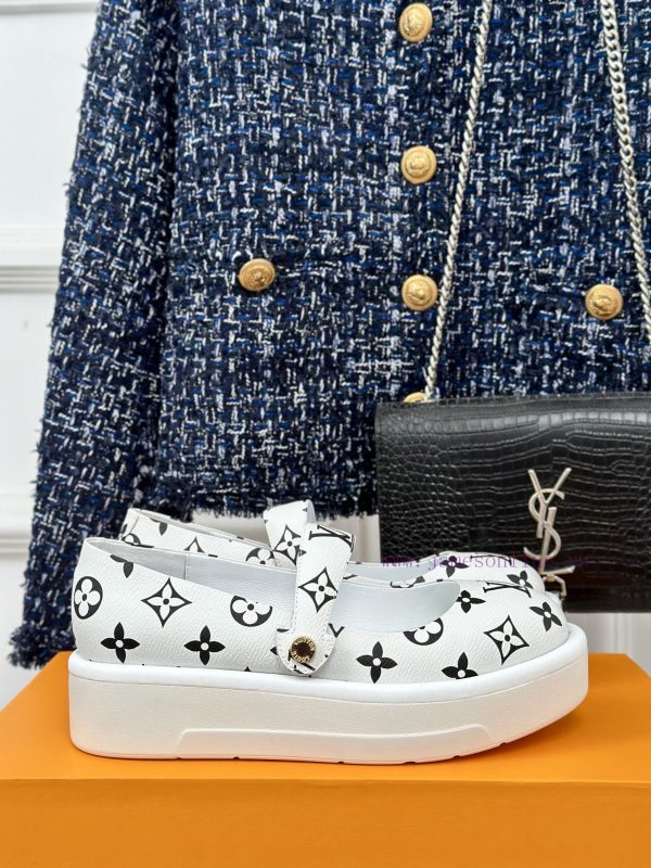 L * V Lvjia 24ss New Product Thick Bottom Old FlowerMary Jane Shoe CollectionIt's so beautifv4k3cbw9