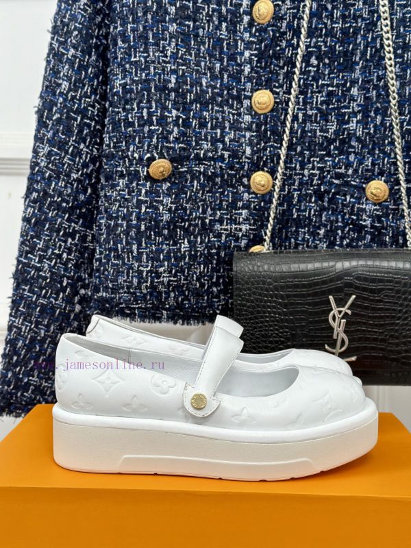 L * V Lvjia 24ss New Product Thick Bottom Old FlowerMary Jane Shoe CollectionIt's so beautifl1b9ab0x