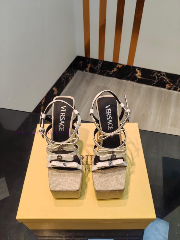 Versace Versace ????/??, Medusa bow high heels with Medusa bow decoration on the front______h9vtw4o7