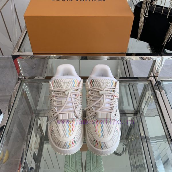 Louis Vuitton 2024 New LV Trainer Fat Couple Bread Shoes Casual Sports Shoes Board ShoesThe uj7xhm0v