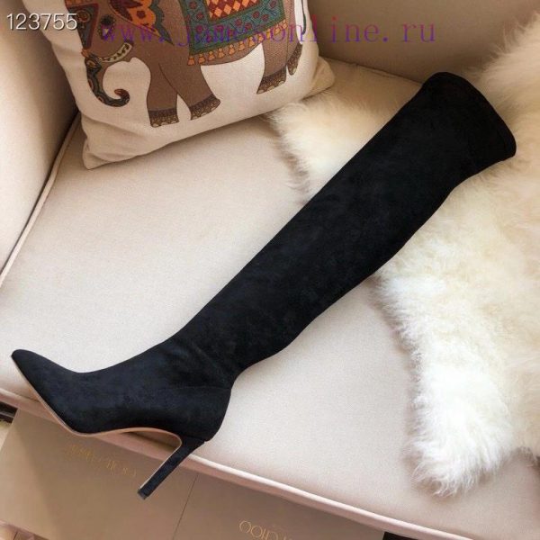 JIMMY CHOO elastic boots are made of high-quality fabric with silky double-sided velvet and 9uokdm7b