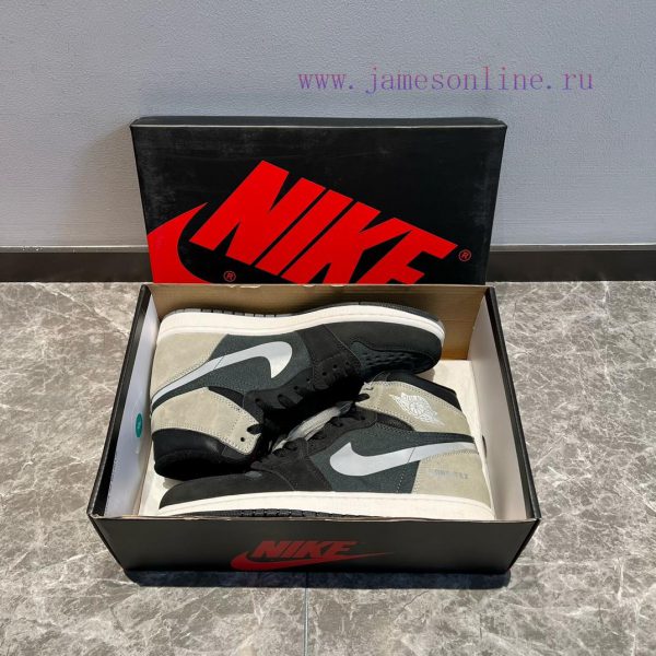 The Jordan Air Jprdan 1 element gore tex "particle grey" 3m reflective high top black, gray,tzvyisw0