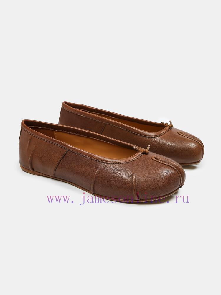 Maison Margiela 24 Early Spring New Wrinkle New Split Toe Flat Shoes, Original One to One Crpb6hvxmf - Image 2