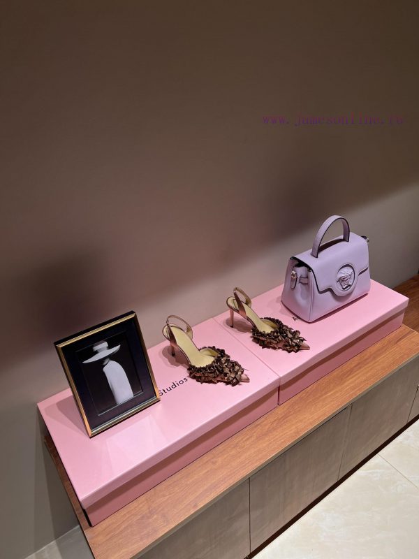 The most2024 early spring lace and crystal lace high-heeled sandalsExquisite princess shoes,1dj6x4et