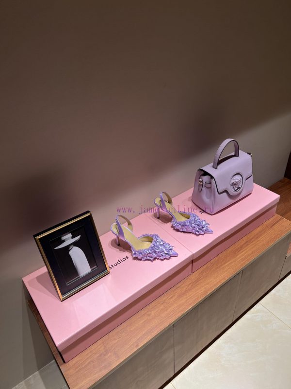 The most2024 early spring lace and crystal lace high-heeled sandalsExquisite princess shoes,wd1zramh