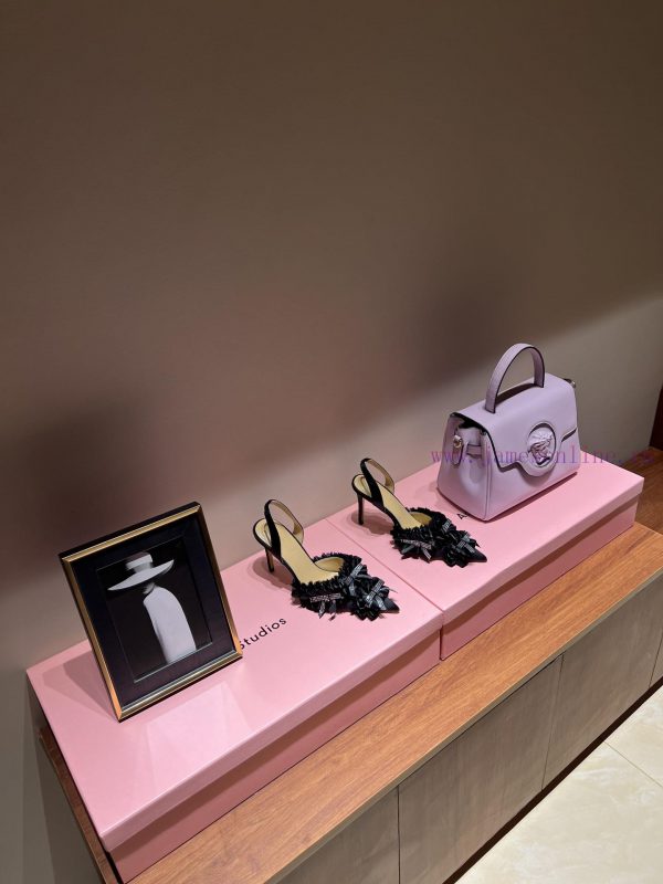 The most2024 early spring lace and crystal lace high-heeled sandalsExquisite princess shoes,x16pyr81