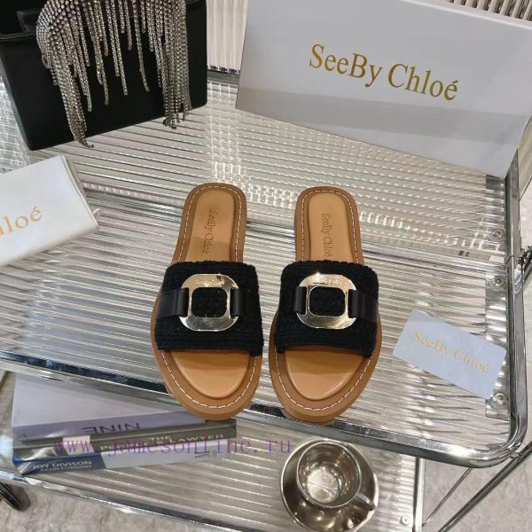 Chloe's new woven slippers for 2024 make a dazzling debut, a perfect match of fashion and co4pkfxysi