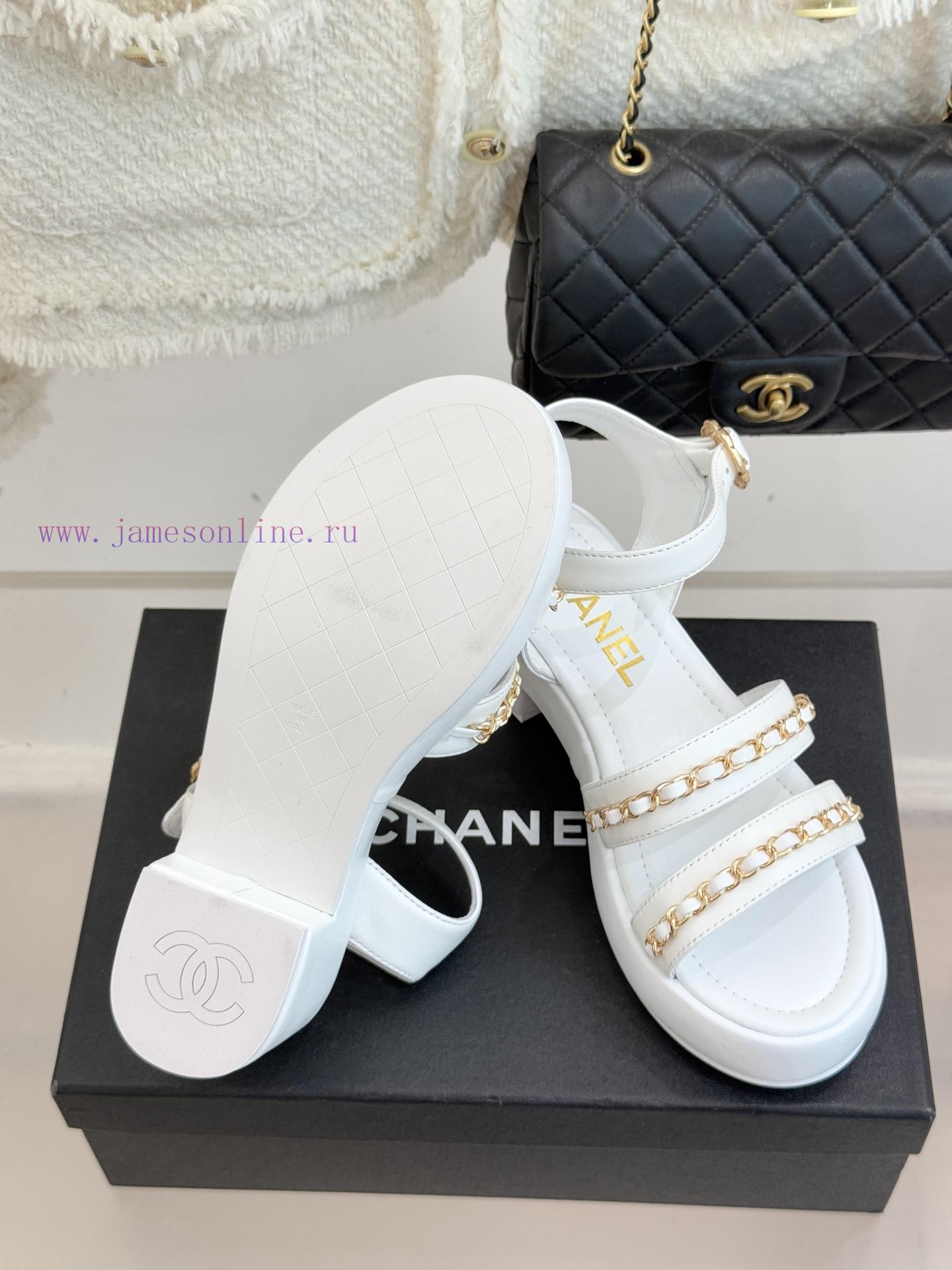 μπρελοκ πέδιλο | Chanel | Chanel 25K New Product Double C ChainThick Soled Flat SandalsWhen The Brilliance Of Th 9c1au6yu | παπουτσια για περπατημα ανδρικα - Image 10