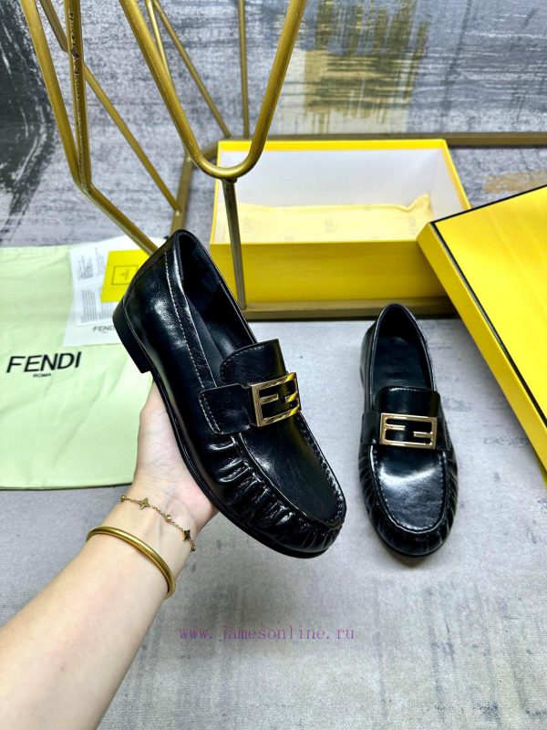 πετρίδης πεδιλα | FENDI's Latest Loafers Feature FF Buckles On The Upper Ultra Soft Leather Pleated Toe Caps Flex 4bpp48nz | τακούνια ονειροκριτης
