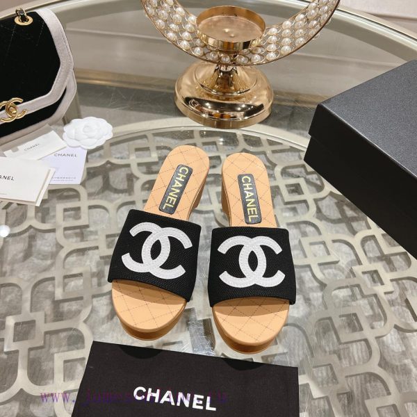 σεξυ γαλοτσες | Chan... L Ss24 New Arrival~Chanel Classic Wedge Heel Thick Soled Slippers Classic ColorAuthenti 0nw1bpx3 | elle παπουτσια 2017