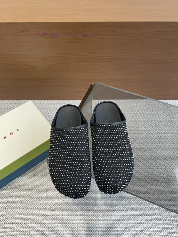 gucci παντόφλες | Top Quality Marn * Ss24 New Arrival~Mani Spring/Summer New Products | Mesh Bead Baotou Slippers pozpnz25 | axel παπουτσια 2025