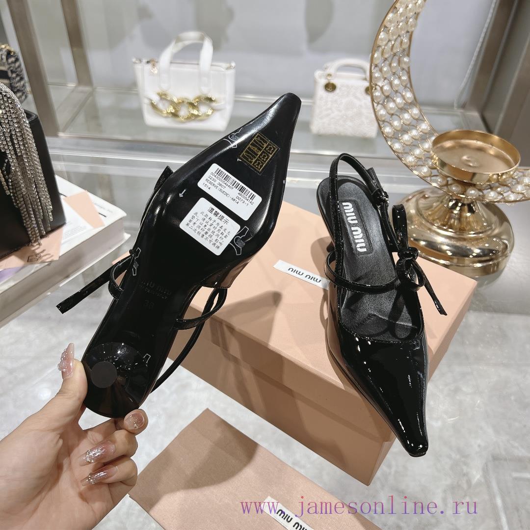 μωβ πεδιλα γοβες | 2024 New Kitten And Empty Sandals Super Fairy Really Sweet Outer Decoration With Bow Can Be Sal lvyoe5ku | voi noi μποτακια για κοριτσια - Image 6