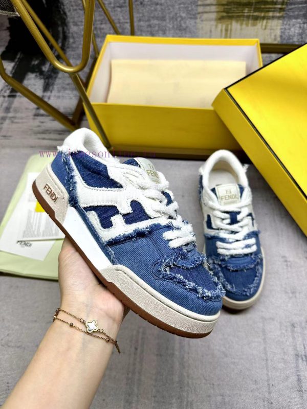ανδρικά μποτάκια αστραγάλου μαύρα | FENDI MatcHermes With Sneakers Light Blue And Dark Blue Denim Paired With White Denim Handmade o83xk8rh | geox μποτακια ανδρικα καφε