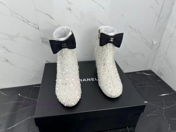 τζιν και μποτακια | Chanel 2024 Autumn/Winter New Crystal Short BootsThe Design Is Three-dimensional And Full Full wc67m9ue | επώνυμα παιδικά παπούτσια