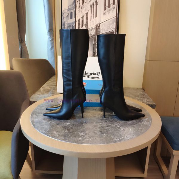 ηλεκτρικές μπότες πεντικιούρ | Balenciaga New Year's Fashion Show Edition Top Haute Couture "20/23" New Knife Heel "Leather Bo 4zdkqzaz | leon arch μποτακια