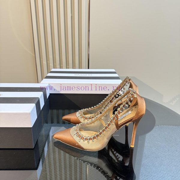 pant9 | Aquazzura | Golden Pineapple New Product Crystal Diamond Single Shoes__________________________ 6edazhve | ξεκουραστα παπουτσια