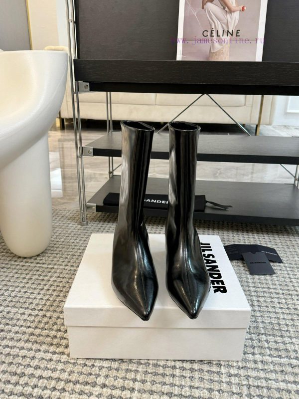 καταστηματα καστορ παντοφλες | Jil Sander 24ss Autumn And Winter Pointed Low Heel Straight Leg BootsMinimalist Soft Comfortabl xoq0y39x | νυφικα χρυσα παπουτσια με λιγο τακουνι