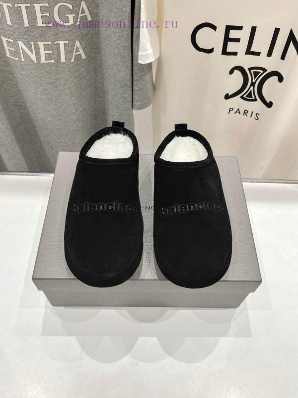 η πολυβια μια παντοφλα | BALENCIAGA * Balenciaga 24ss Autumn/Winter New Wool Slippers Snow BootsOne Of The Must-have Ele wmhi8g77 | παιδικεσ γαλοτσεσ με γουνα