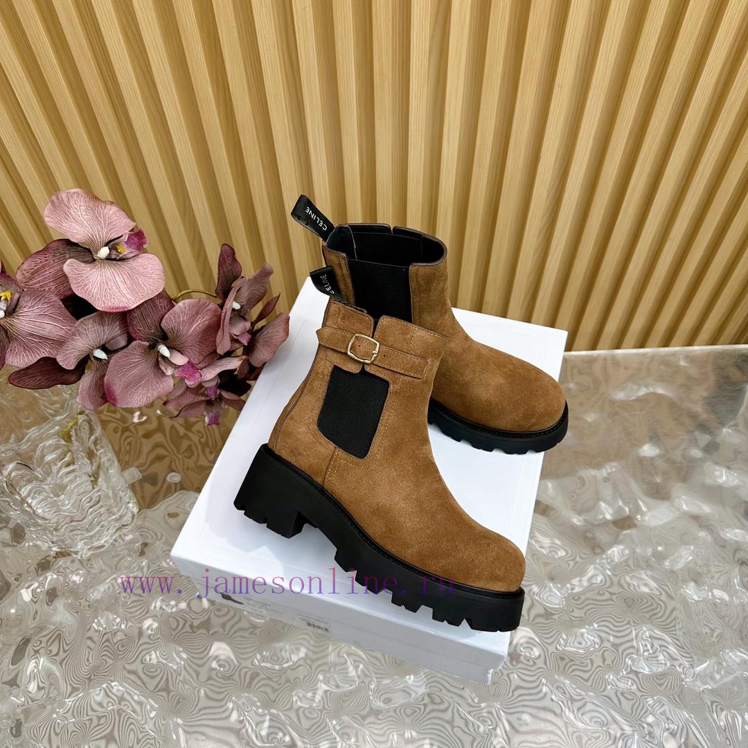 παιδικες γαλοτσες kitty | 2024 Synchronized Autumn/Winter New Celine | Celine 24 Autumn/Winter New Product Thick Bottom K 5awnbowd | adidaa παπουτσια - Image 3