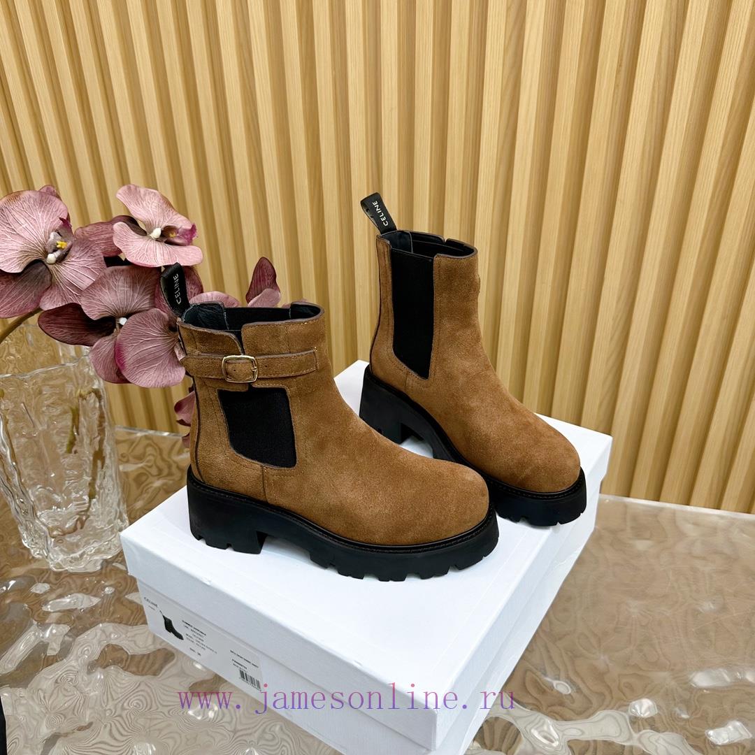 παιδικες γαλοτσες kitty | 2024 Synchronized Autumn/Winter New Celine | Celine 24 Autumn/Winter New Product Thick Bottom K 5awnbowd | adidaa παπουτσια - Image 4