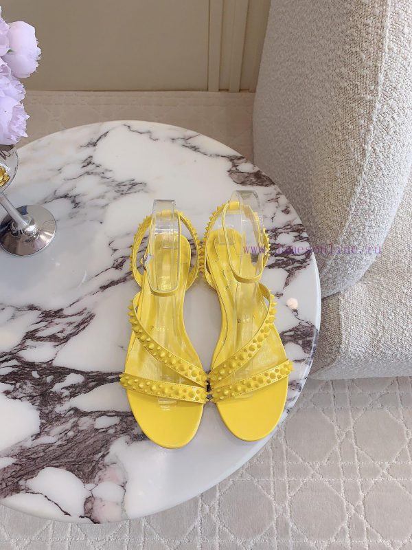 μποτάκια με τρακτερωτή σόλα | Christian Louboutin's New Studded Red Soled High-heeled Sandals Showcase The Beauty Of Wildness 7b9sau9e | ερμου 18 αθηνα παπουτσια