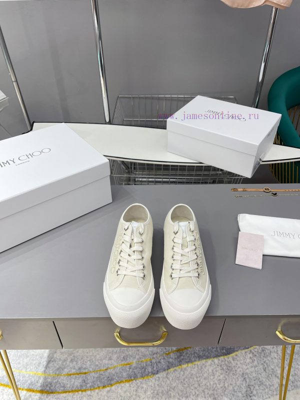 πεδιλα βραδυνα 2019 με χοντρο τακουνι | JIMMY CHOO Is Now Available For Sale Featuring Canvas Casual White Shoes With The Latest Crafts uvbag4v3 | αθλητικα παπουτσια all star