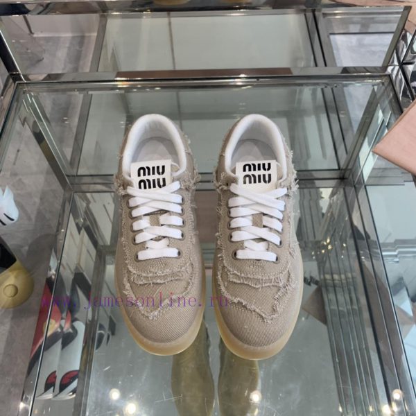 boxer πεδιλα 2018 | Miu Miu 2024s New Retro Distressed Fringed Canvas ShoesThis Miu Miu Sports Shoe Cleverly Expres 1ysmxdfy | μακρησ παπουτσια