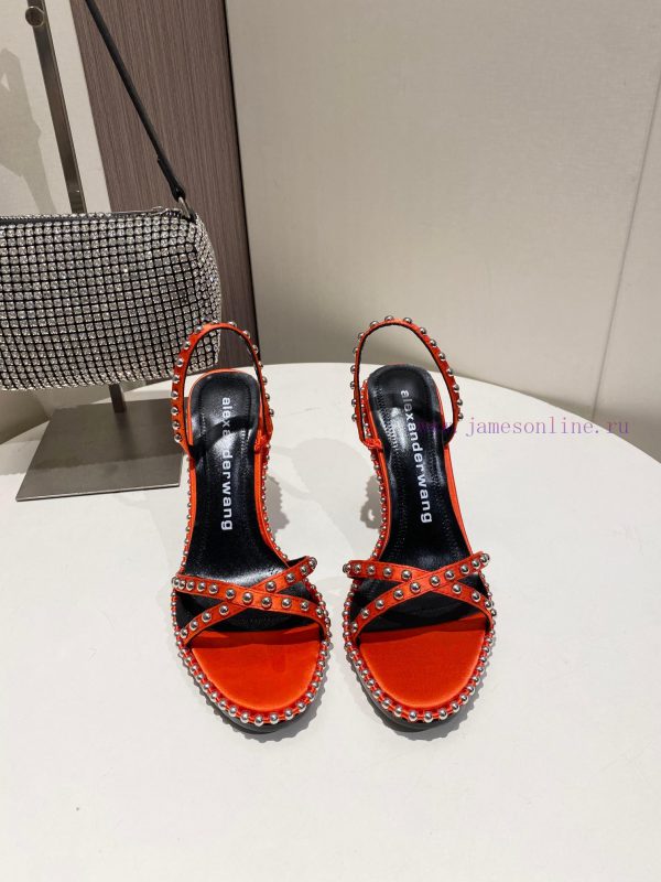 πεδιλα piedini | Alexander Wang Spring/Summer King High Quality High Heel Sandals Original Logo With White Lette ih55ovw0 | μποτακι ορειβατικο γυναικειο